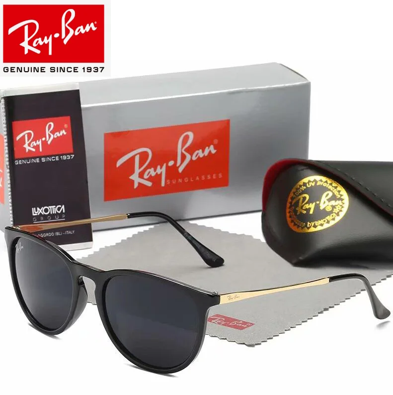 

Rayban- Original Outdoor Sunglasses Brand Designer Polarized Male Eyeglasses gafas For Mens Womens Sun Glasses NO4147 Ray- ban-