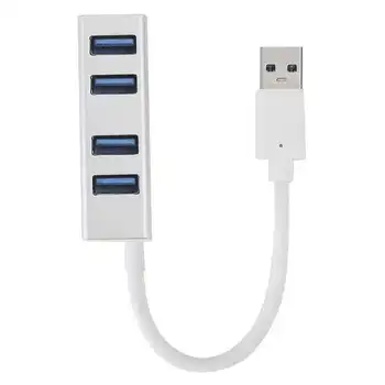 Aluminium Alloy TYPE-C 3.1 to 4 port USB 3.0 USB HUB Plug and play with LED Bule light Display Mutiport Adapter
Aluminium Alloy TYPE-C 3.1 to 4 port USB 3.0 USB HUB Plug and play with LED Bule light Display Mutiport Adapter