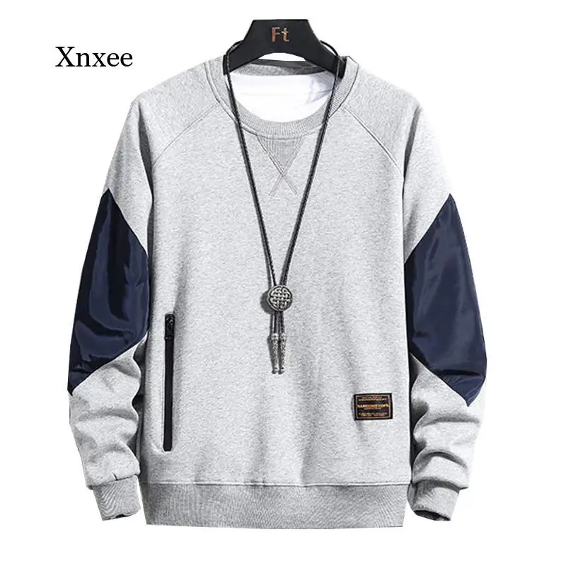 O Neck Men Sweatshirt Hip Hop Hoodies Spring Autumn Loose Hoody Tops Male Casua Pachwork Long Sleeve Sports High Street Top
O Neck Men Sweatshirt Hip Hop Hoodies Spring Autumn Loose Hoody Tops Male Casua Pachwork Long Sleeve Sports High Street Top