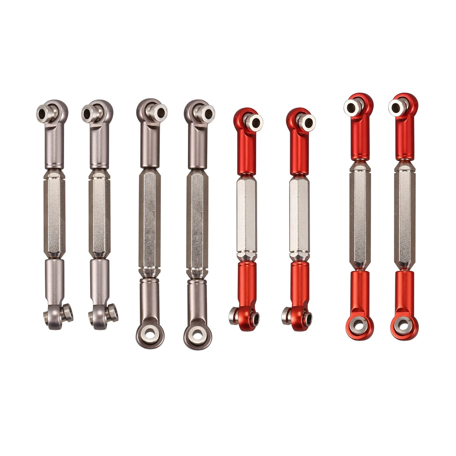 4Pcs Adjustable Front and Rear Hexagonal Tie Rod Parts for C14 C24 Half Truck Model Car
4Pcs Adjustable Front and Rear Hexagonal Tie Rod Parts for C14 C24 Half Truck Model Car