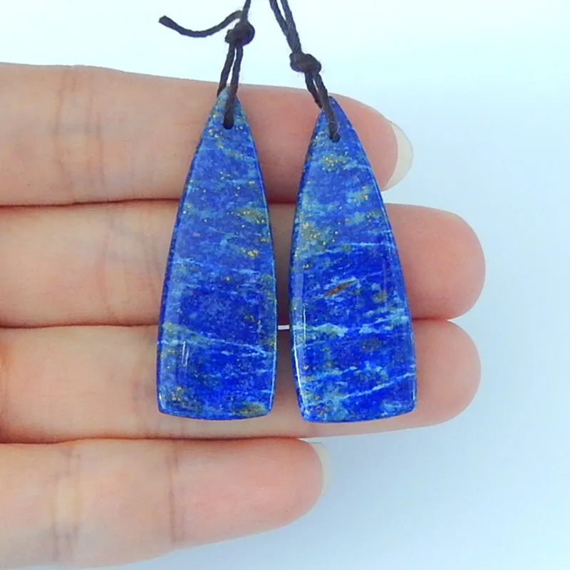 Natural Lapis Lazuli fashion woman Earring,Fashion Jewelry For Women Earring pair Accessories,42x15x4mm,10.5g
Natural Lapis Lazuli fashion woman Earring,Fashion Jewelry For Women Earring pair Accessories,42x15x4mm,10.5g