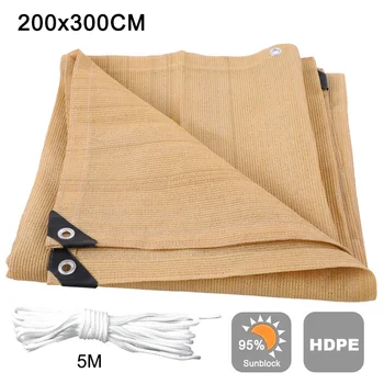 2x2/2x3M HDPE Anti-UV Sunshade Net Outdoor Garden Netting Mesh Shade Gate Cloth Net Plant Greenhouse Cover 95% Shading Rate
2x2/2x3M HDPE Anti-UV Sunshade Net Outdoor Garden Netting Mesh Shade Gate Cloth Net Plant Greenhouse Cover 95% Shading Rate