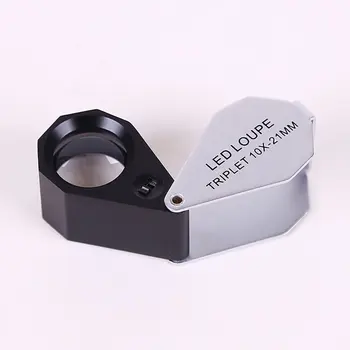 Portable Mini Loupe Foldable Magnifier Note Checking Lamp for Jewellery Evaluating Reading Lamp practical
Portable Mini Loupe Foldable Magnifier Note Checking Lamp for Jewellery Evaluating Reading Lamp practical