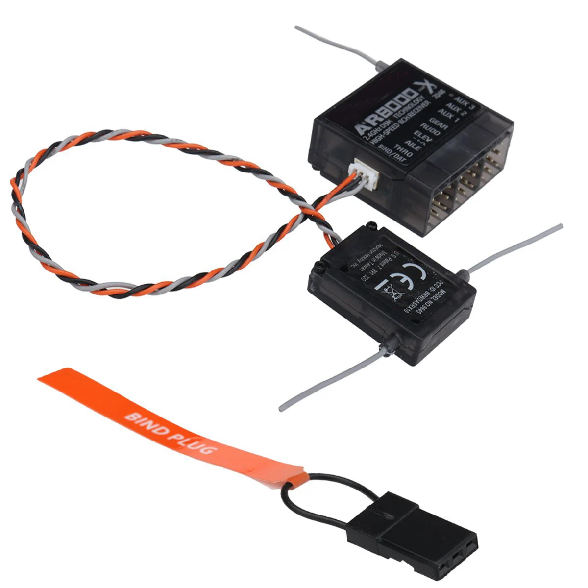 AR8000 2.4GHz for DSMX 8 Channel High Speed Receiver Extended Antenna for Spektrum DX7s DX8 DX9 for RC Helicopter Multicopter
AR8000 2.4GHz for DSMX 8 Channel High Speed Receiver Extended Antenna for Spektrum DX7s DX8 DX9 for RC Helicopter Multicopter