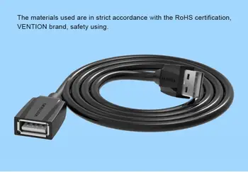 USB 2.0 Sync Data Extension Cable Cord Anti-wrap For Computer High Compatibility Anti-oxidation Male To Female Black Cord
USB 2.0 Sync Data Extension Cable Cord Anti-wrap For Computer High Compatibility Anti-oxidation Male To Female Black Cord