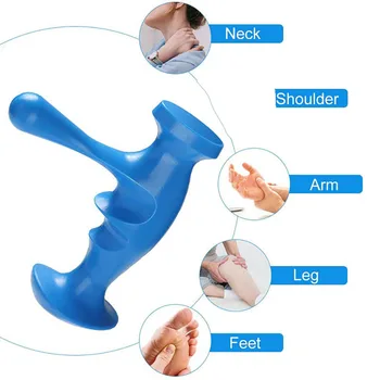 1pc Blue Handheld Deep Tissue Trigger Massager Tool Handheld Acupressure Point Reflexology Self Massager Tool for Shoulder
1pc Blue Handheld Deep Tissue Trigger Massager Tool Handheld Acupressure Point Reflexology Self Massager Tool for Shoulder