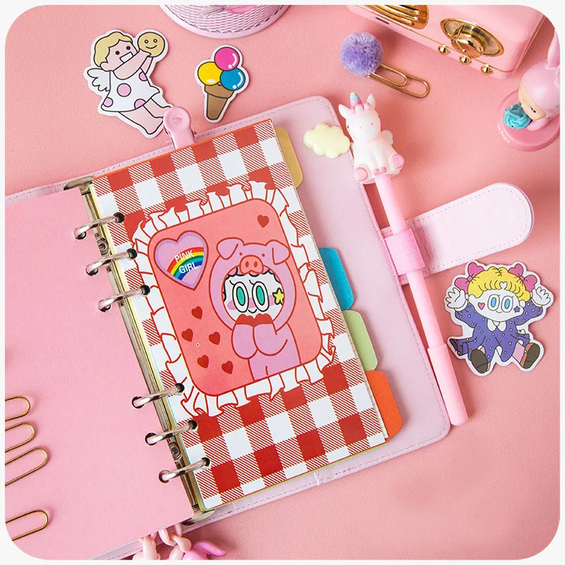 Korea Girl Diary Cartoon Diy A6 Notebook DIY Unicorn Heart Account Diary Plan Notebook Leather Loose-leaf Notebook
Korea Girl Diary Cartoon Diy A6 Notebook DIY Unicorn Heart Account Diary Plan Notebook Leather Loose-leaf Notebook