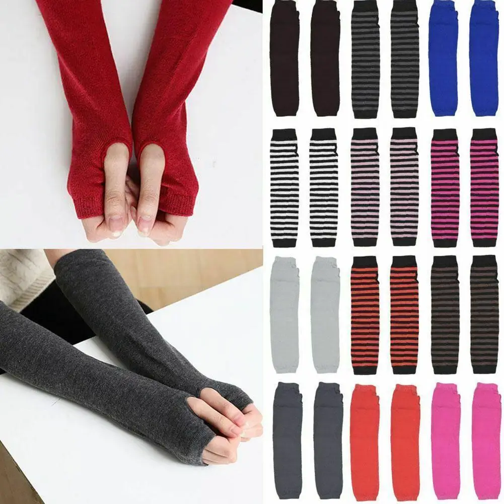Korean Spring Autumn Cute Solid Color Knitted Gloves Sleeve Half Finger Wrist Wrist Fashion Cover Cover Finger Open Versati L2O5
Korean Spring Autumn Cute Solid Color Knitted Gloves Sleeve Half Finger Wrist Wrist Fashion Cover Cover Finger Open Versati L2O5