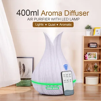 KBAYBO 400ml Ultrasonic Air Humidifier Electric Remote Control Aroma Air Pufifier Essential Oil Diffuser Wood Mistmaker for Home
KBAYBO 400ml Ultrasonic Air Humidifier Electric Remote Control Aroma Air Pufifier Essential Oil Diffuser Wood Mistmaker for Home