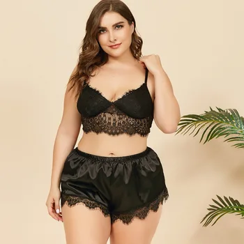 Women's Pajamas Silk Floral Overall Lace Up Tie Up Pajama Set Satin Pyjamas Sexy Lace Nightie Sleepwear Home
Women's Pajamas Silk Floral Overall Lace Up Tie Up Pajama Set Satin Pyjamas Sexy Lace Nightie Sleepwear Home