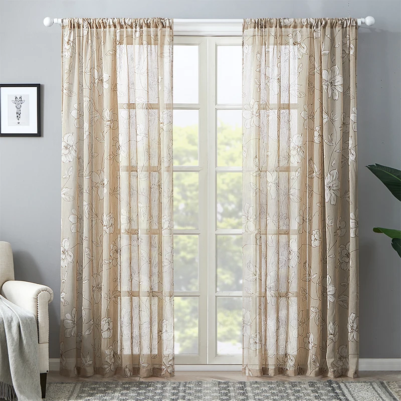 Modern Floral Tulle on the Window Curtains for Living room Bedroom Sheer Curtains Screen for Kitchen Drapes Voile Curtain Door
Modern Floral Tulle on the Window Curtains for Living room Bedroom Sheer Curtains Screen for Kitchen Drapes Voile Curtain Door