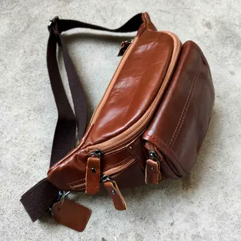 Fanny Pack Genuine Leather Hip Bum Bag Travel Hiking Running and Cycling Pouch for Men and Women
Fanny Pack Genuine Leather Hip Bum Bag Travel Hiking Running and Cycling Pouch for Men and Women