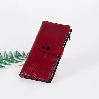 Women's Leather Purse Hasp Ladies Clutch Wallet Phone Coin Bag Fashion Large Capacity Long Wallet Simple Card Holder Bag #20
Women's Leather Purse Hasp Ladies Clutch Wallet Phone Coin Bag Fashion Large Capacity Long Wallet Simple Card Holder Bag #20