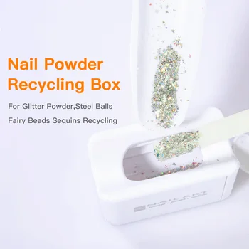 Portable Dipping Powder Magic Mirror Powder Recycling Tray White Nail Sequin Glitter Storage Box Manicure Nail Accessories Tools
Portable Dipping Powder Magic Mirror Powder Recycling Tray White Nail Sequin Glitter Storage Box Manicure Nail Accessories Tools