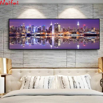 5D Diy Diamond Painting New York City Nightscape Cross Stitch Diamond Embroidery Mosaic Bead 3d Picture Full Square Round Drill
5D Diy Diamond Painting New York City Nightscape Cross Stitch Diamond Embroidery Mosaic Bead 3d Picture Full Square Round Drill