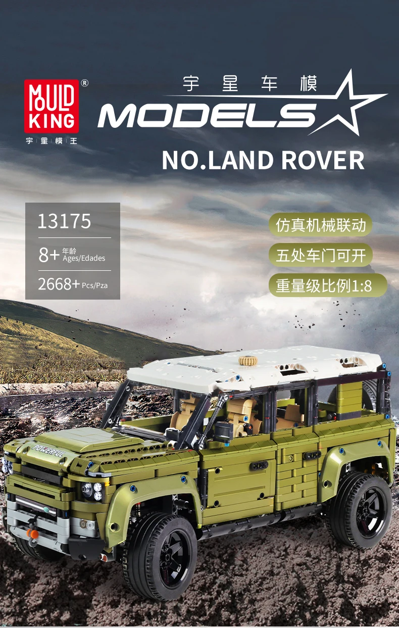 Technic off-road vehicle Compatible legoing 42110 Land Car Rover Defender Assembly Model Building Blocks Bricks Christmas Toys
Technic off-road vehicle Compatible legoing 42110 Land Car Rover Defender Assembly Model Building Blocks Bricks Christmas Toys