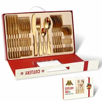 Dinnerware Set Gold Stainless Steel Cutlery Set 24Pcs Kitchen Dinner Set Complete Gift Box Tableware Flatware Food Grade Luxury
Dinnerware Set Gold Stainless Steel Cutlery Set 24Pcs Kitchen Dinner Set Complete Gift Box Tableware Flatware Food Grade Luxury