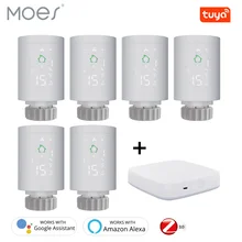 Tuya ZigBee3.0 Smart Radiator Actuator Programmable Thermostatic Radiator Valve Temperature Controller Voice Control via Alexa
Tuya ZigBee3.0 Smart Radiator Actuator Programmable Thermostatic Radiator Valve Temperature Controller Voice Control via Alexa