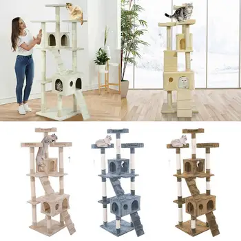 DHL Free Shipping Pet Cat Tree House Scratching Post for Cats Wood Climbing Tree Cat Tree Towers Furniture Cat Scratcher Kittens
DHL Free Shipping Pet Cat Tree House Scratching Post for Cats Wood Climbing Tree Cat Tree Towers Furniture Cat Scratcher Kittens