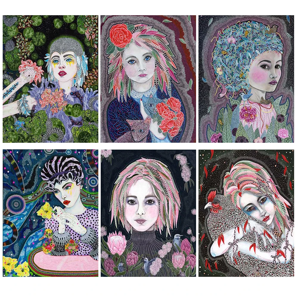 Abstract Flower Leaf Hair Girl Cartoon Nordic Poster Wall Art Canvas Painting Wall Pictures For Living Room Home Decor Unframed
Abstract Flower Leaf Hair Girl Cartoon Nordic Poster Wall Art Canvas Painting Wall Pictures For Living Room Home Decor Unframed