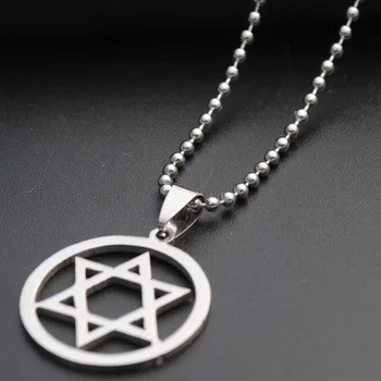 10 Stainless Steel Israel Emblem Geometric Round Overlapping Triangle Hexagon Six-pointed Star Magic Symbol Necklace jewelry
10 Stainless Steel Israel Emblem Geometric Round Overlapping Triangle Hexagon Six-pointed Star Magic Symbol Necklace jewelry