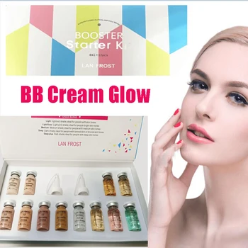 

12pcs/set BB Glow Skin Cream Meso White Brightening Serum with Dropper Natural Nude Concealer Skin Whiteing Foundation Dropship