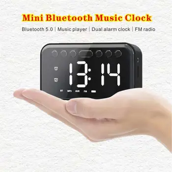 Bluetooth speaker music clock Phone stand Alarm clocke speaker table clock decorative digital clock with thermometer FM radio
Bluetooth speaker music clock Phone stand Alarm clocke speaker table clock decorative digital clock with thermometer FM radio