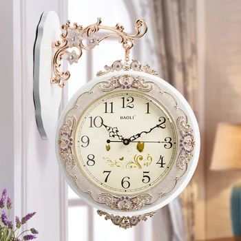 Relogio Double Sided Wall Clock Modern Design Silent Wall Clock Creative Europe Style Living Room Relogio Parede Home Watch
Relogio Double Sided Wall Clock Modern Design Silent Wall Clock Creative Europe Style Living Room Relogio Parede Home Watch