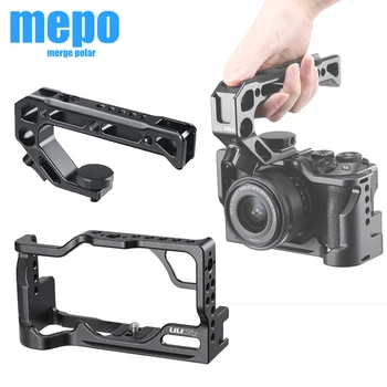 Aluminum Camera Cage for Canon M6 Mark II with 1/4 3/8 Thread Hole Vlog Cage for Microphone LED Light Cold Shoe Mount Vlog Rig 
Aluminum Camera Cage for Canon M6 Mark II with 1/4 3/8 Thread Hole Vlog Cage for Microphone LED Light Cold Shoe Mount Vlog Rig