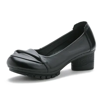 Women'S Genuine Leather Loafers Spring Autumn Bow Round Heel Simple Breathable Shoes Round Head Asakuchi Party Casual Shoes
Women'S Genuine Leather Loafers Spring Autumn Bow Round Heel Simple Breathable Shoes Round Head Asakuchi Party Casual Shoes