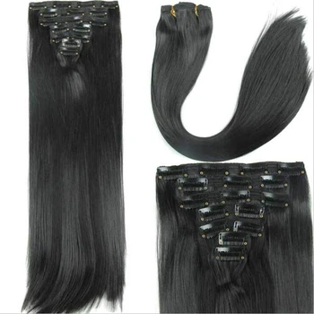 Soowee 24'' Long Straight High Tempreture Fiber Synthetic Hairpiece Blonde Gray Mega Hair Clip In Hair Extensions Full Head
Soowee 24'' Long Straight High Tempreture Fiber Synthetic Hairpiece Blonde Gray Mega Hair Clip In Hair Extensions Full Head