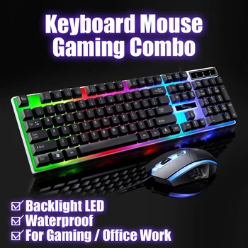 G21 104 keys Gaming Mechanical Keyboard Mouse Set USB Wired Ergonomic RGB Backlight Keyboard Mice Combo For Laptop Desktop PC
G21 104 keys Gaming Mechanical Keyboard Mouse Set USB Wired Ergonomic RGB Backlight Keyboard Mice Combo For Laptop Desktop PC