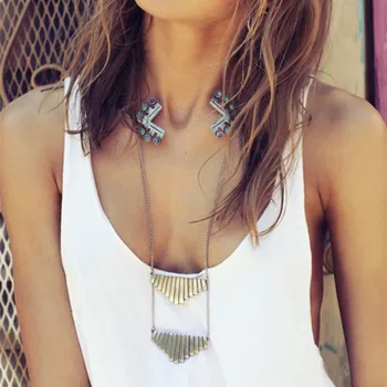 xin euramerican fashion accessories Bohemian women's exaggerated tassel necklaces a undertakes to restore ancient ways
xin euramerican fashion accessories Bohemian women's exaggerated tassel necklaces a undertakes to restore ancient ways