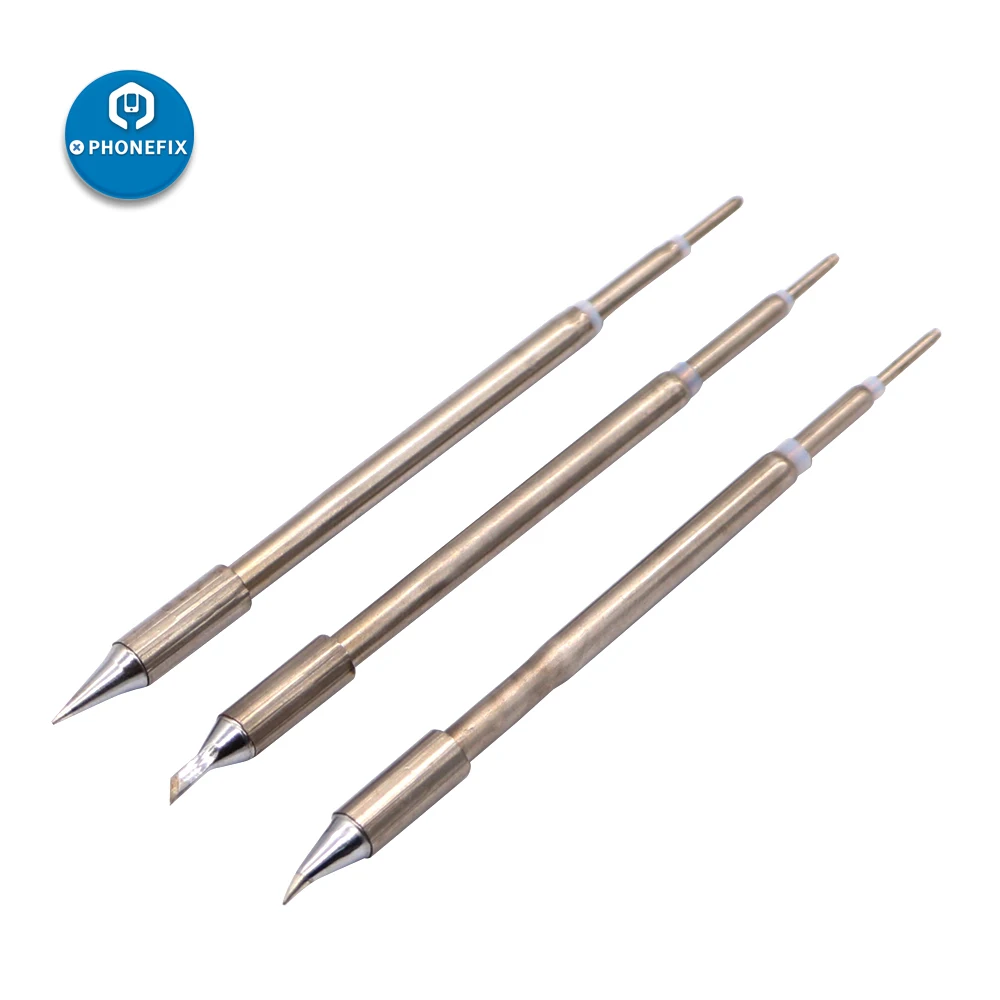 T12-11 3 kinds Replaceable Iron Tool Solder Tips Replacement Soldering Iron Tips for LEISTO T12-11 Lead-free Soldering Station
T12-11 3 kinds Replaceable Iron Tool Solder Tips Replacement Soldering Iron Tips for LEISTO T12-11 Lead-free Soldering Station