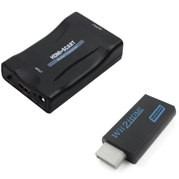 1pcs HDMI to SCART Adapter 1080P Video o Converter & 1pcs 3.5mm o Output Jack Wii to HDMI Wii2HDMI Adapter
1pcs HDMI to SCART Adapter 1080P Video o Converter & 1pcs 3.5mm o Output Jack Wii to HDMI Wii2HDMI Adapter