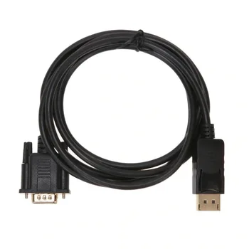 DisplayPort to VGA Adapter DP 6 Feet Cable Male to Male Gold-Plated Cord Compatible for Lenovo, Dell, HP, ASUS and Other Brand
DisplayPort to VGA Adapter DP 6 Feet Cable Male to Male Gold-Plated Cord Compatible for Lenovo, Dell, HP, ASUS and Other Brand