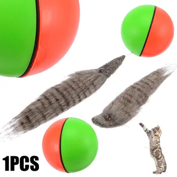 1PC Pet Toys Plastic Jumping Rolling Ball Cat Chasing Moving Weasel Activation Ball Pet Funny Toy Color Random 
1PC Pet Toys Plastic Jumping Rolling Ball Cat Chasing Moving Weasel Activation Ball Pet Funny Toy Color Random