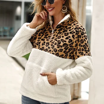 Leopard Patckwork Women Sweatshirt Long Sleeve Cotton Pullovers Women Autumn Sweatshirts Solid Winter Casual Tops
Leopard Patckwork Women Sweatshirt Long Sleeve Cotton Pullovers Women Autumn Sweatshirts Solid Winter Casual Tops