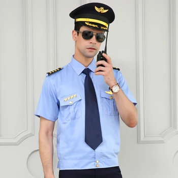 New Arrival Men High Quality Blue Security Uniform Work Clothes Homme Workwear Summer Pilot Long Short Sleeve Slim Fit Shirts
New Arrival Men High Quality Blue Security Uniform Work Clothes Homme Workwear Summer Pilot Long Short Sleeve Slim Fit Shirts