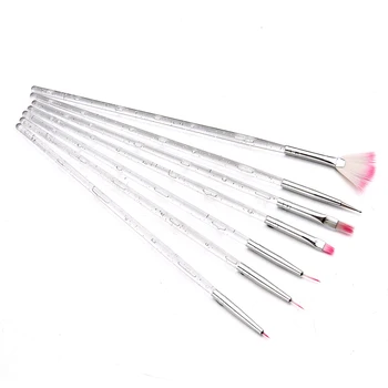 ELECOOL 7PCS Nail Art Brush Dotting Pen UV Gel Painting Drawing Salon Decorations Manicure Tools Kit T1269
ELECOOL 7PCS Nail Art Brush Dotting Pen UV Gel Painting Drawing Salon Decorations Manicure Tools Kit T1269
