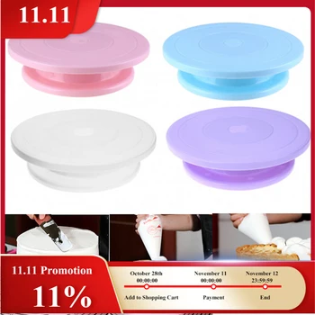 Multifunctional Adjustable Circular Plastic Rotating Cake Decoration Table Kitchen Baking Decorating Tool Turntable Accessories
Multifunctional Adjustable Circular Plastic Rotating Cake Decoration Table Kitchen Baking Decorating Tool Turntable Accessories