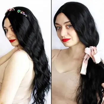 COSYCODE Black Blue Blonde Synthetic Wig Wavy Middle Part Long Hair Natural Wave None-Lace Halloween Cosplay Wig Heat Resistant
COSYCODE Black Blue Blonde Synthetic Wig Wavy Middle Part Long Hair Natural Wave None-Lace Halloween Cosplay Wig Heat Resistant