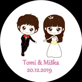 100 Pieces Custom Wedding Sticker Adhesive Labels Personalized Name And Date Gift Seals
100 Pieces Custom Wedding Sticker Adhesive Labels Personalized Name And Date Gift Seals