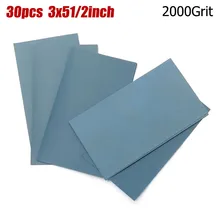 30pcs 3\\\"x 5 1/2\\\\\\\" 1500/2000/2500/3000/5000 Grit Wet/dry Abrasive Sandpaper Sheets For Wood Metal Polishing Automotive
30pcs 3\\\"x 5 1/2\\\\\\\" 1500/2000/2500/3000/5000 Grit Wet/dry Abrasive Sandpaper Sheets For Wood Metal Polishing Automotive