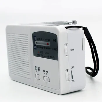 Portable Useful Emergency Radio with Solar and Hand Crank Self Powered Battery USB Recharging FM/AM Radio LED Flashlight Cell Ph
Portable Useful Emergency Radio with Solar and Hand Crank Self Powered Battery USB Recharging FM/AM Radio LED Flashlight Cell Ph
