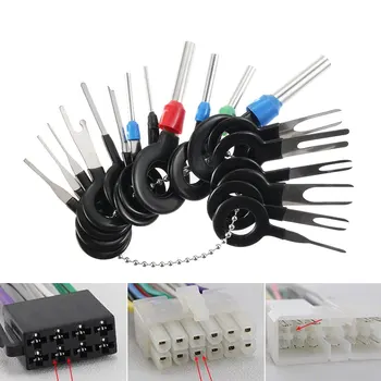 

36PC Car Terminal Removal Tool Wire Plug Connector Extractor Needle Puller Release Pin Assemble Disassemble Auto Accessories