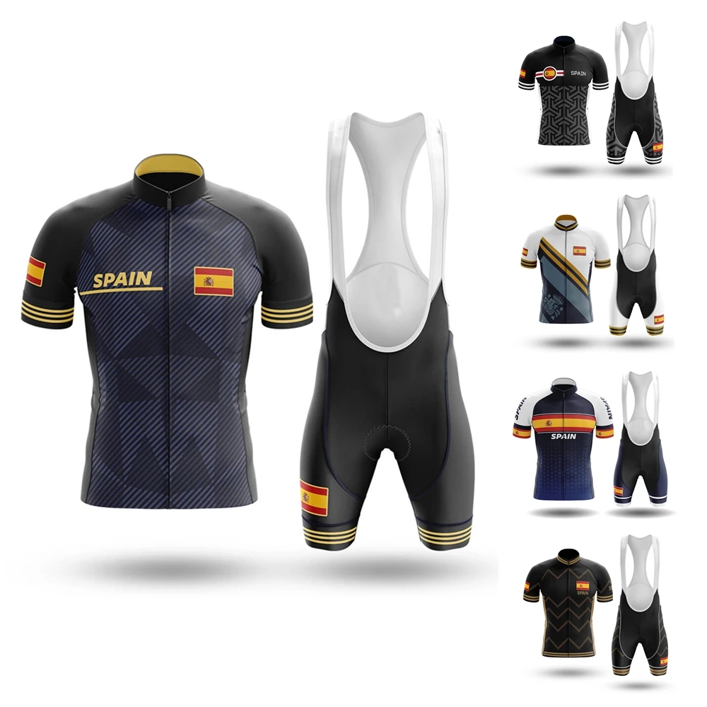 Summer Men's Spain Cycling Suit Cycling Suit Quick-drying Breathable Maillot Ropa Ciclismo Mountain Bike Cycling Suit Set 
Summer Men's Spain Cycling Suit Cycling Suit Quick-drying Breathable Maillot Ropa Ciclismo Mountain Bike Cycling Suit Set