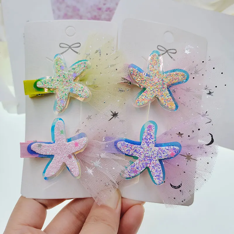 5pcs Girl Hair clips flower clips Cute Children Accessories Hair pin starfish shaped
5pcs Girl Hair clips flower clips Cute Children Accessories Hair pin starfish shaped