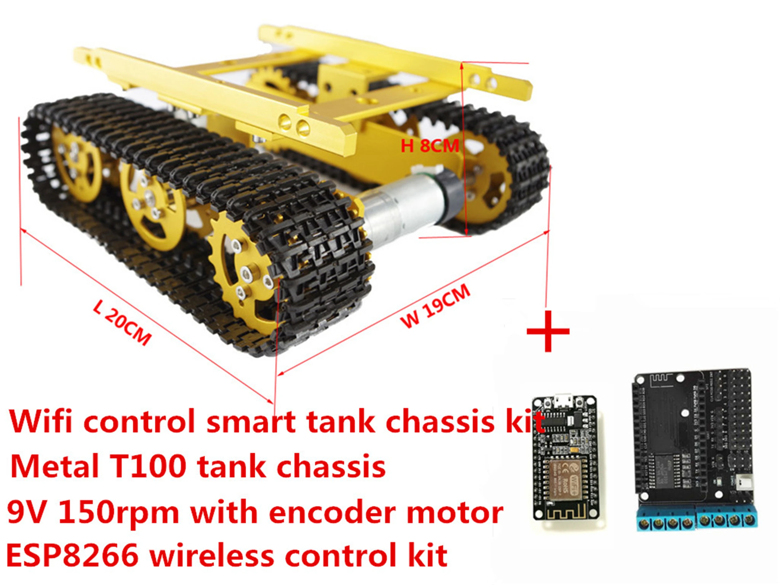 SZDOIT WiFi контроль T100 металлический корпус бака + ESP8266 комплект для разработки умный