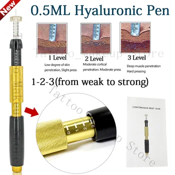 3 in 1 Non Needle Hyaluronic Pen 3 Gear Pressure Atomizer Hyaluron gun Peptide Therapy Skin Care Anti Wrinkle face Lip Lifting
3 in 1 Non Needle Hyaluronic Pen 3 Gear Pressure Atomizer Hyaluron gun Peptide Therapy Skin Care Anti Wrinkle face Lip Lifting